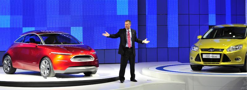 Joe Hinrichs, group vice president and president, Ford Motor Company Asia Pacific and Africa, at the 2010 Beijing Auto Show.